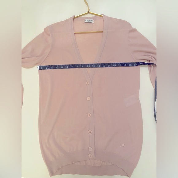 Balenciaga  neutrals dusty Pink / Dusty Rose / cardigan. Cashmere - Picture 11 of 16